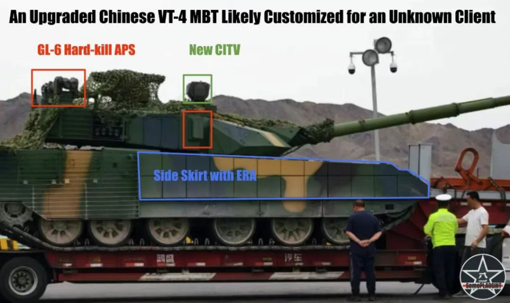 中国最强主战坦克曝光!神秘VT-4A1现身试验场,网友:比自用99A还强,要卖给谁?