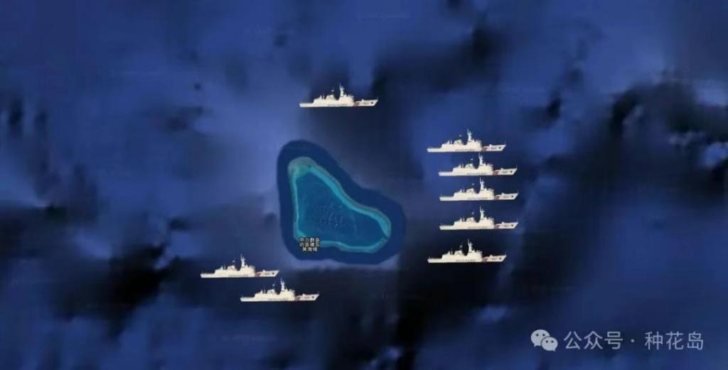 黄岩岛已被中国舰只围得水泄不通！