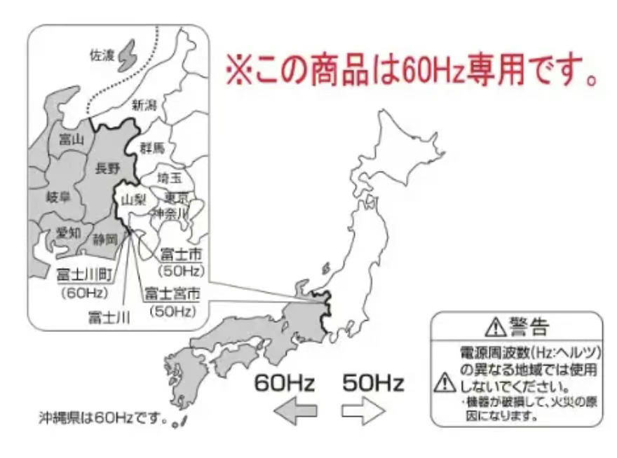 东日本人要想搬家到西日本生活,连家电都得重新买