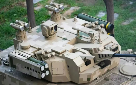 新伞兵战车炮塔出现：具备打击蜂群无人机的能力！