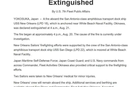 巨舰烧了12小时，美军遮羞布全被扒了！