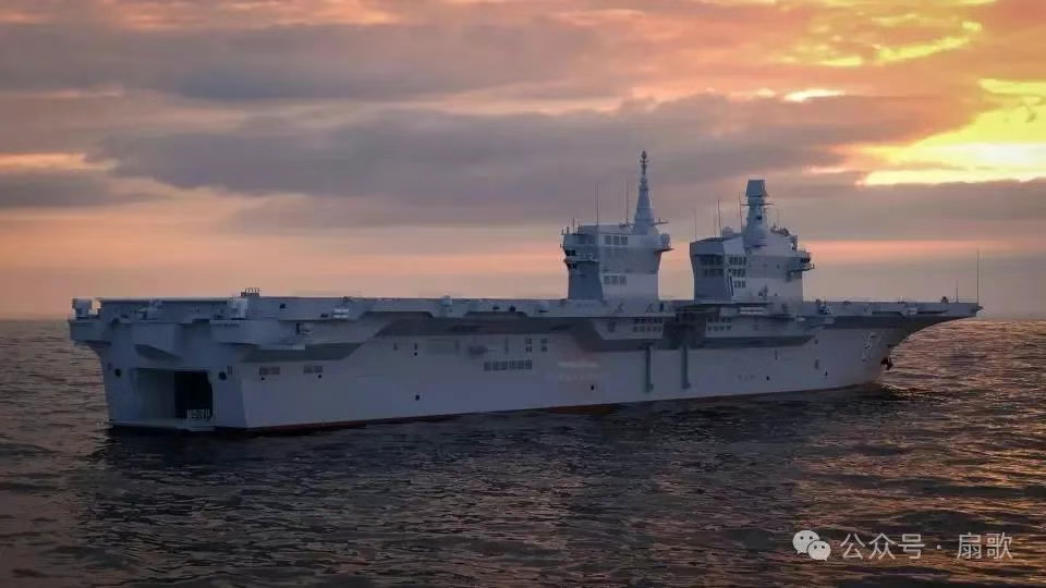 076改有可能达到6万余吨，歼35和空警600都能起降落！