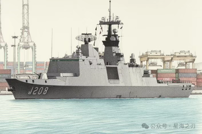 台湾省康定级护卫舰完成升级,海试画面曝光!雷达与导弹系统大换血