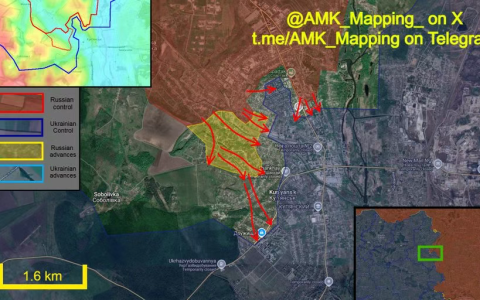 反转：红军城北部俄军反包围乌军重兵集团、库皮扬斯克俄军抵达城西南！