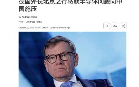 德国外长：台海有事就是德国有事，我们不能容许暴力改变台海现状