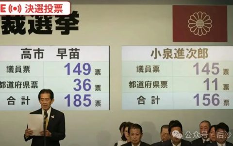 高市早苗胜选！日本男的不行，换女的试试