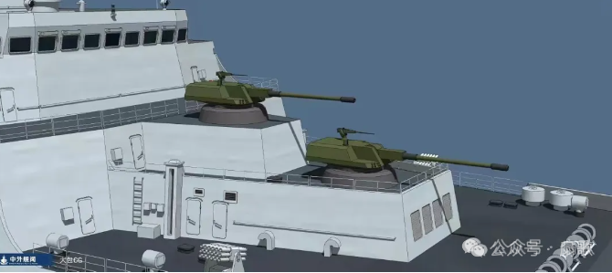 传说中的155舰炮，疑似上舰实验舰！