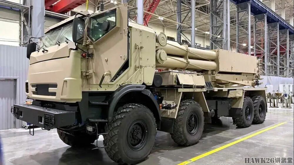 俄罗斯“萨尔玛”火箭炮系统亮相沙特防务展 设计酷似“海玛斯”