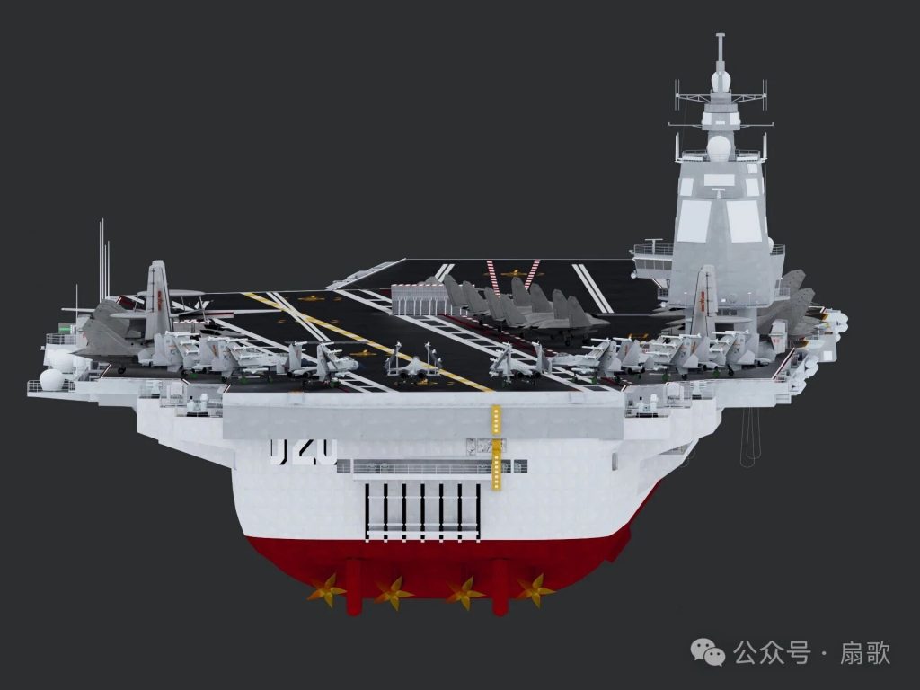 15万吨超级核动力航母结构特点!