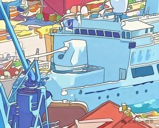 传说中的155舰炮，疑似上舰实验舰！