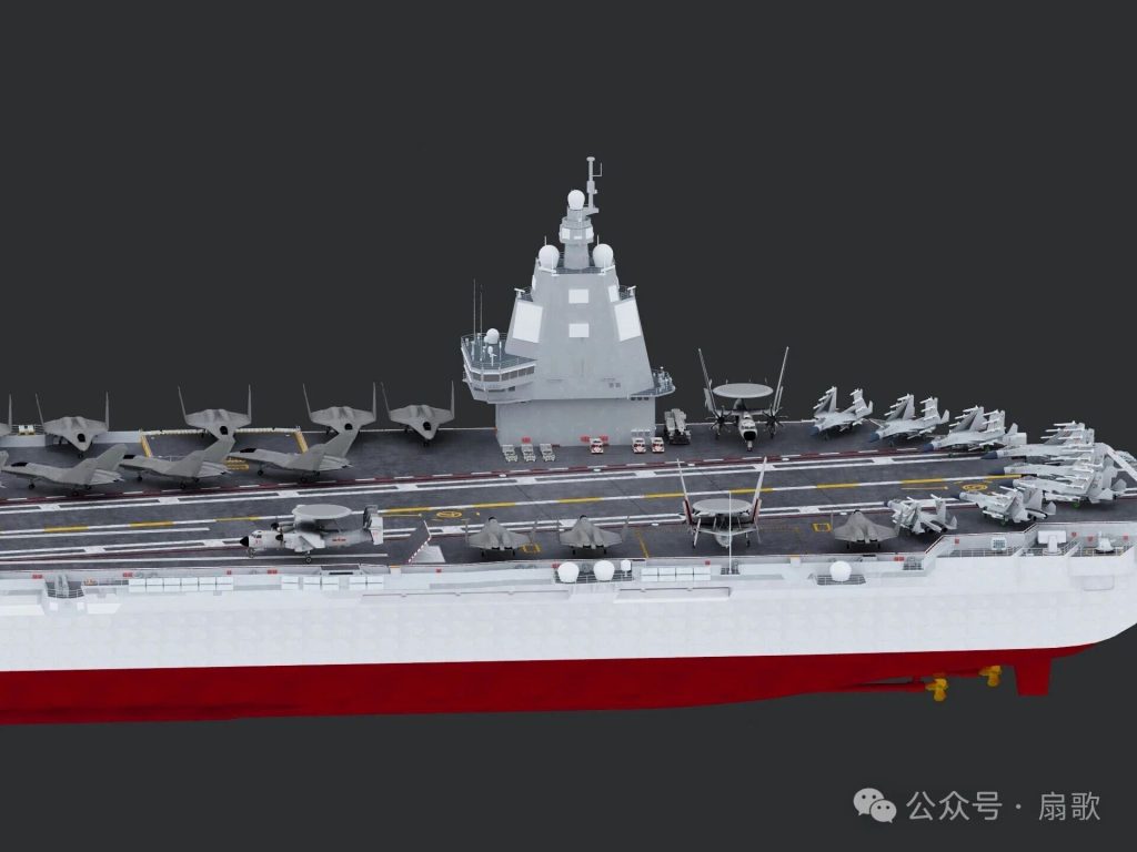 15万吨超级核动力航母结构特点!