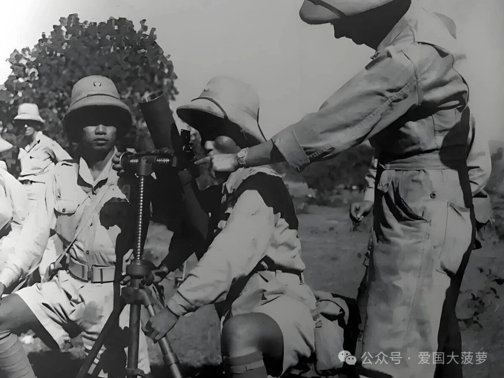 国军甲种迫击炮连，满编179人，配备12门81毫米迫击炮