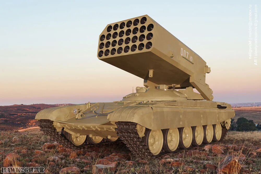 俄罗斯TOS-3“龙”重型喷火坦克首次参战 射程更远 车载设备更先进