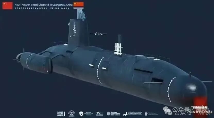疑似三体舰的二号舰出现，霍尔木兹海峡可以说明这类军舰的实用性