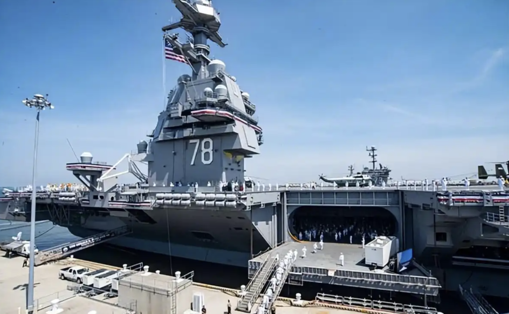 福特航母战斗群5700官兵被扣押，接受调查