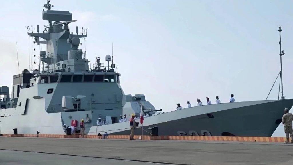 首艘援助柬埔寨的056C护卫舰已抵达云壤海军基地，性能对标泰国他钦河级