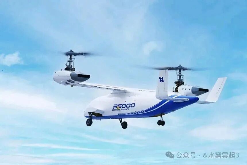 中国航空新里程碑全球首款6吨级倾转旋翼机镧影R6000横空出世，开启低空经济新纪元