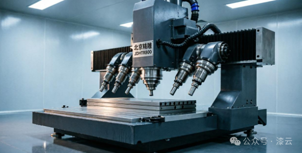 国产机床五轴破壁，±0.003mm精度与AI加持下的重工设备突破