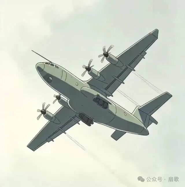 疑似某新中运运输机在试飞