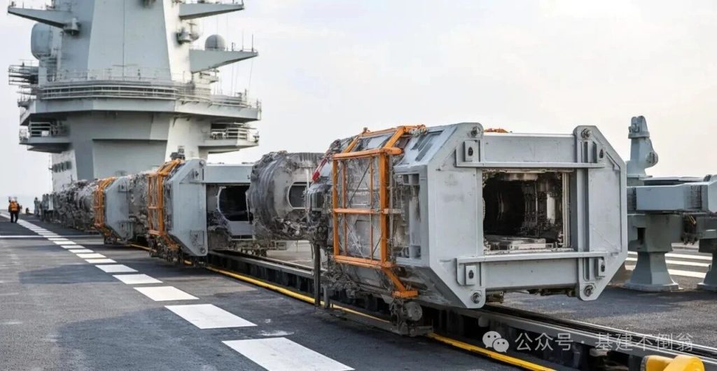 中国歼35弹射丝滑如镜，F-35C离舰惊险下沉！电磁弹射真的碾压蒸汽弹射？