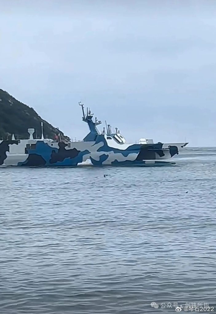 022G出航画面曝光,取消反舰导弹的它,到底是何用途?