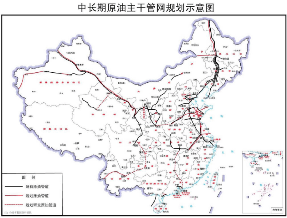 三条跨境能源管道的竞争