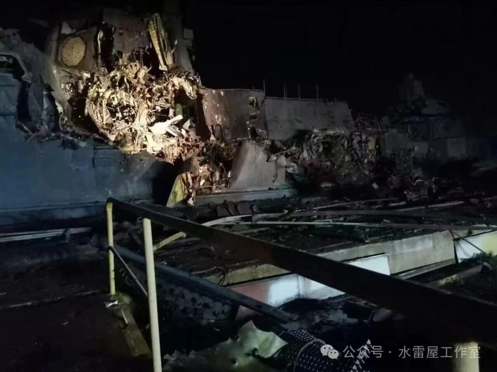 俄海军20380型护卫舰首次被无人机击中起火