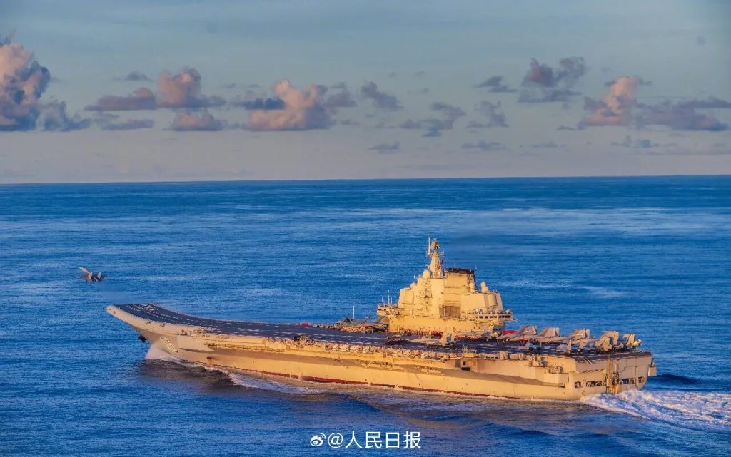 大海捞针!日本苦寻七天,终于拍到辽宁舰,歼-35现身前甲板