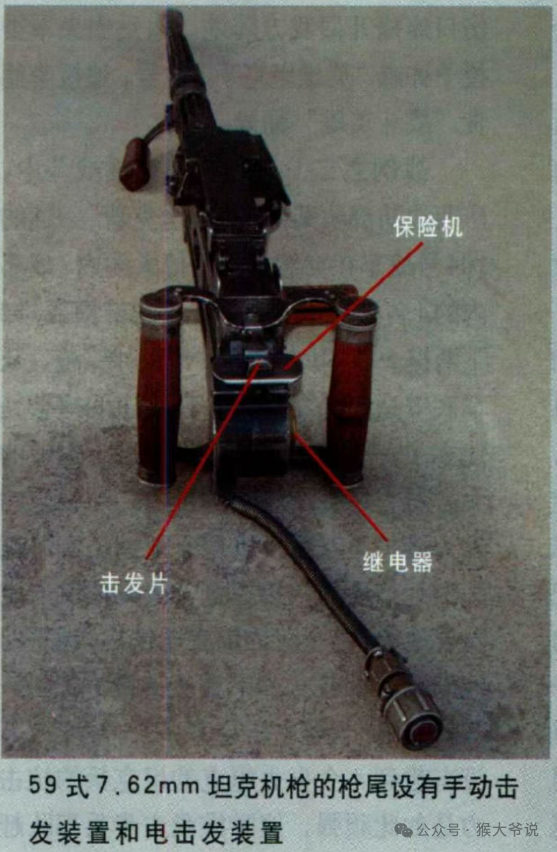 59式坦克机枪:250发弹链加电击发,从59式一路用到96式主战坦克
