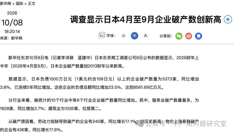 日本的公司,开始成批地“老死”了